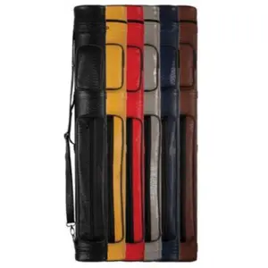 Koda 2x2 Billiards Cue Case - Exotic Leatherette Alligator Print Vinyl, Hard Polyform Construction, Padded Handle, Jump Cue Slot, Precise Fit