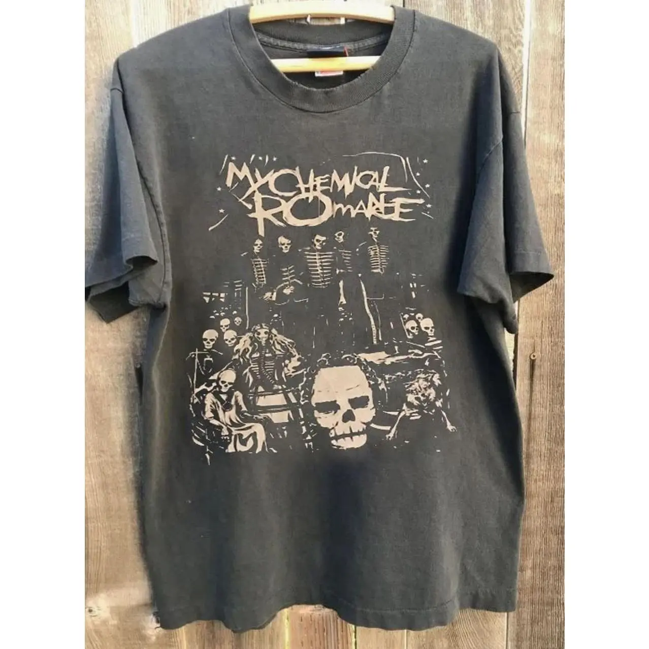 Vintage My Chemical Romance Band Tour Charcoal Unisex Shirt S-5XL WA1543 Z