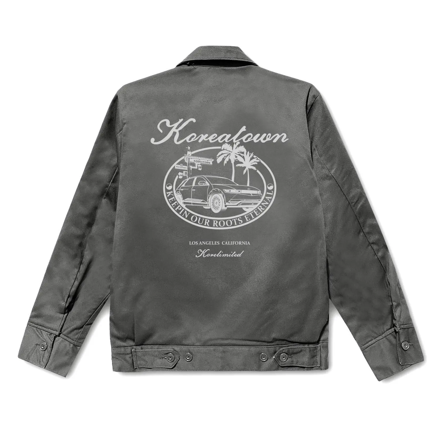 KOREATOWN WORK JACKET (GREY)