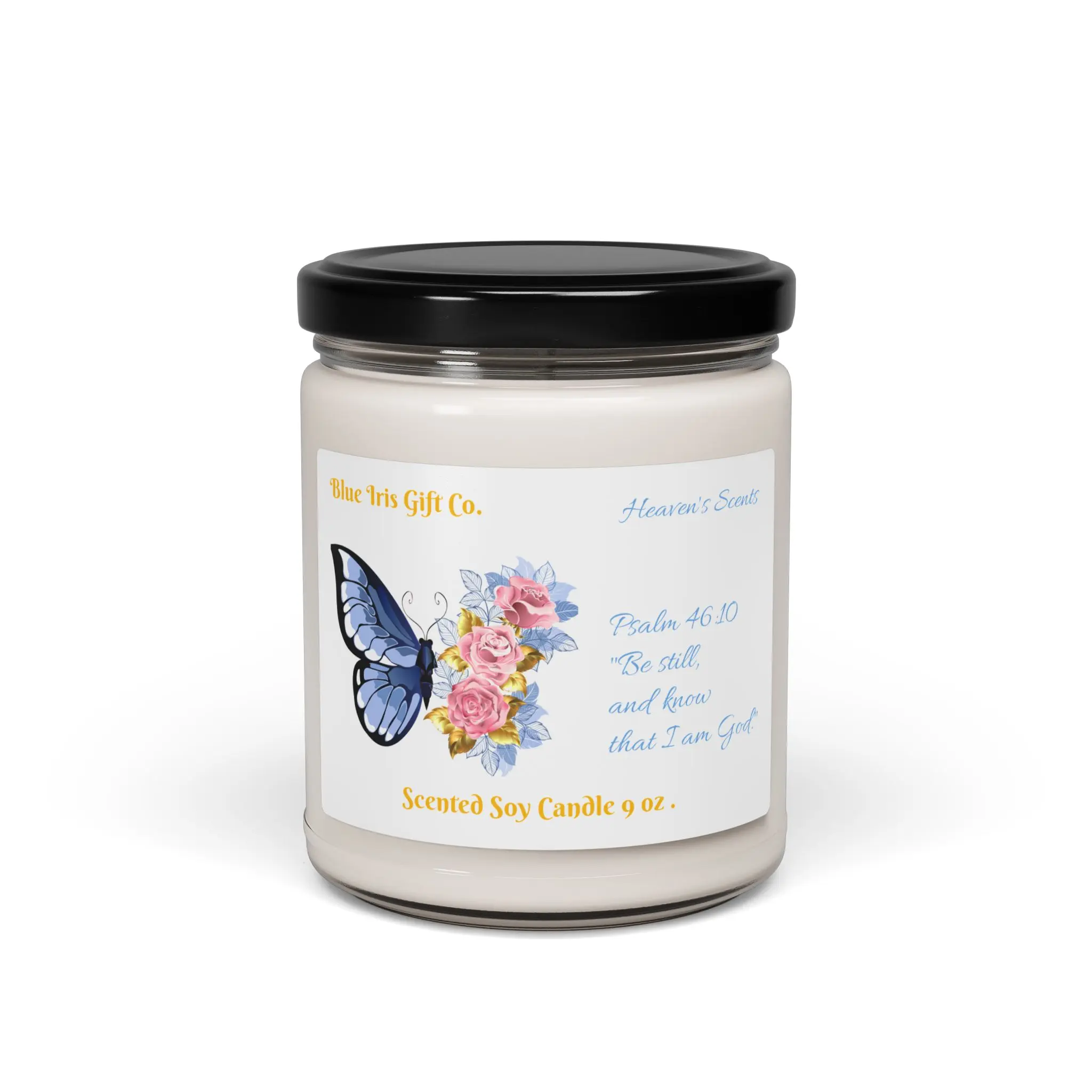 Heaven's Scents | All Natural Scented Soy Candle | Psalm 46:10