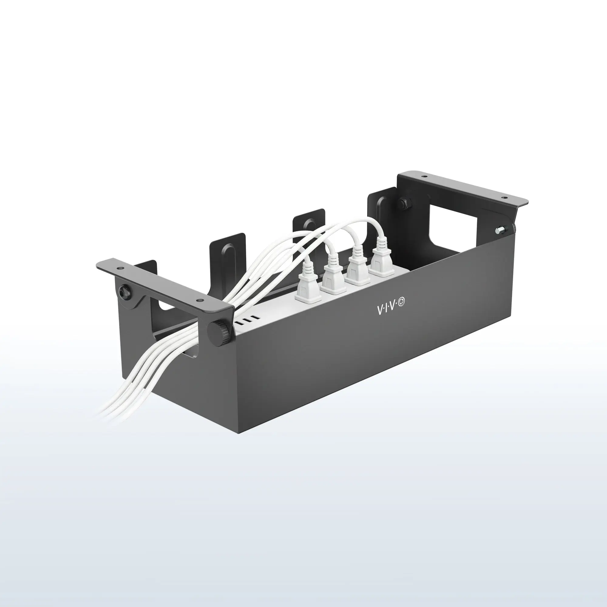 Flip Open Under Desk Cable Management Box