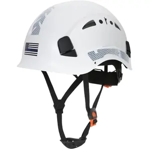 Hard Hats Construction Safety Helmet Vented Work Helmet 6-Point Suspension ANSI Z89.1 Approved OSHA Hardhat Ideal for Tree & Construction Arborist Helmet