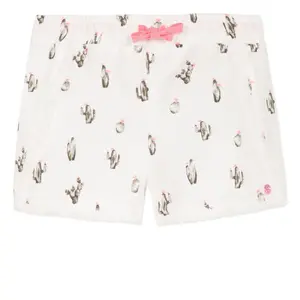 3 POMMES Lightweight shorts with cactus print
