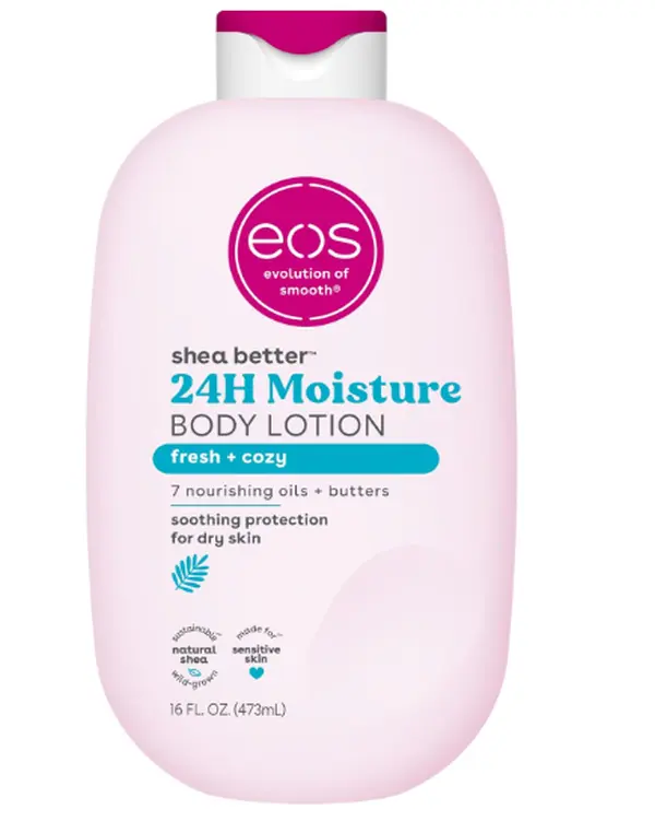 eos Natural Shea Better Body Lotion, Fresh & Cozy, 16 fl oz