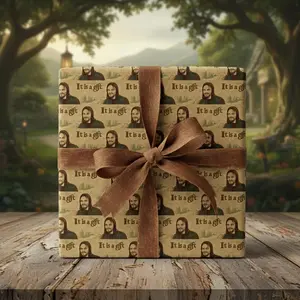 It is a Gift | Lord of the Rings Gift Wrap | Funny Boromir Wrapping Paper | Parody Gift Wrap, Gift Wrap for Christmas, Birthday, Holidays, Decorative Holiday Paper,  Meme Funny Christmas Wrapping Paper, Funny Gift Wrap