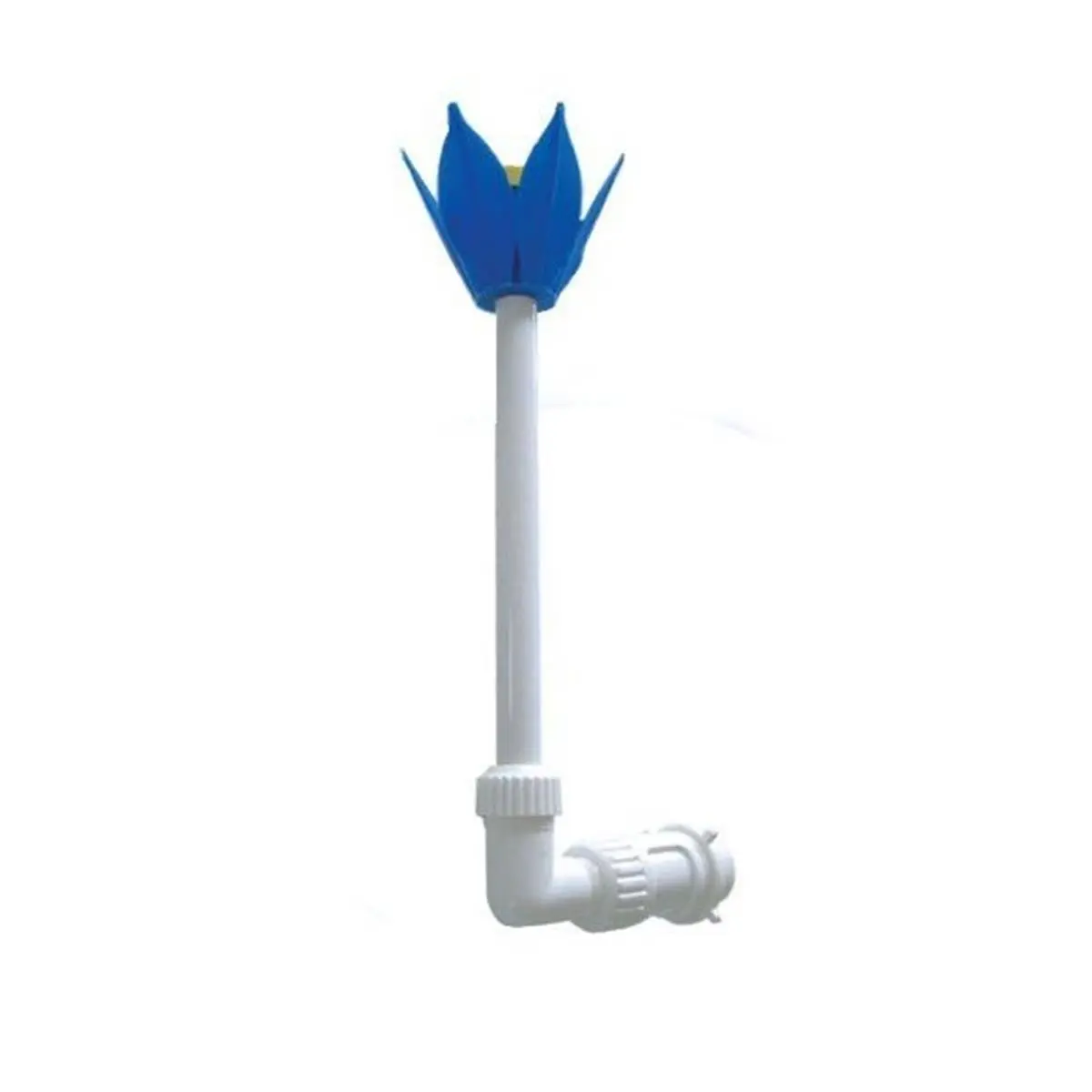 NorthLight Floral 2-Tier Adjustable Blue-White-Yellow Plastic Flower Waterfall Fountain with 1.5" Threaded Return Fittings, 1.5" w, Adjustable Spray Direction, Underwater Swing, Quick and Easy Installation for Swimming Pools, Spa - Spa Owners