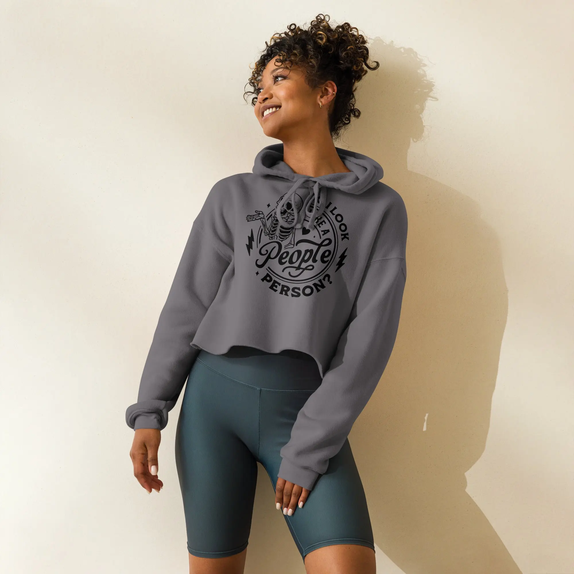 People Person? | Bella + Canvas Women's Crop Hoodie