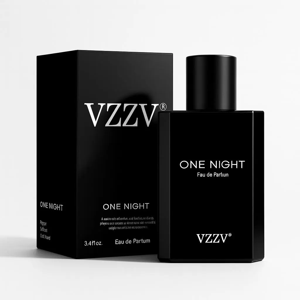 VZZV ONE NIGHT Men's Eau de Parfum 100ml | Premium Dark Fragrance, Long Lasting Cologne for Men, Perfect for Nights Out, Special Moments
