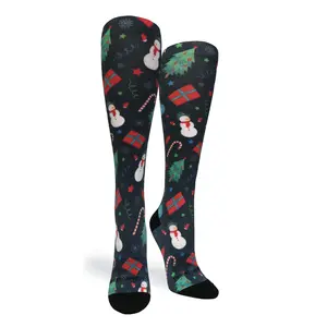 360 Frosty's Party Women's Compression Socks with True Graduated Compression 15-20mmhg