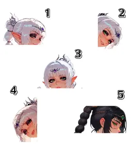 Anime Sticker, Car sticker, laptop sticker, full sticker/10