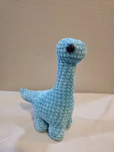 Crochet Dino - Super Soft Handmade crochet decor. Perfect for anyone who loves dinos!