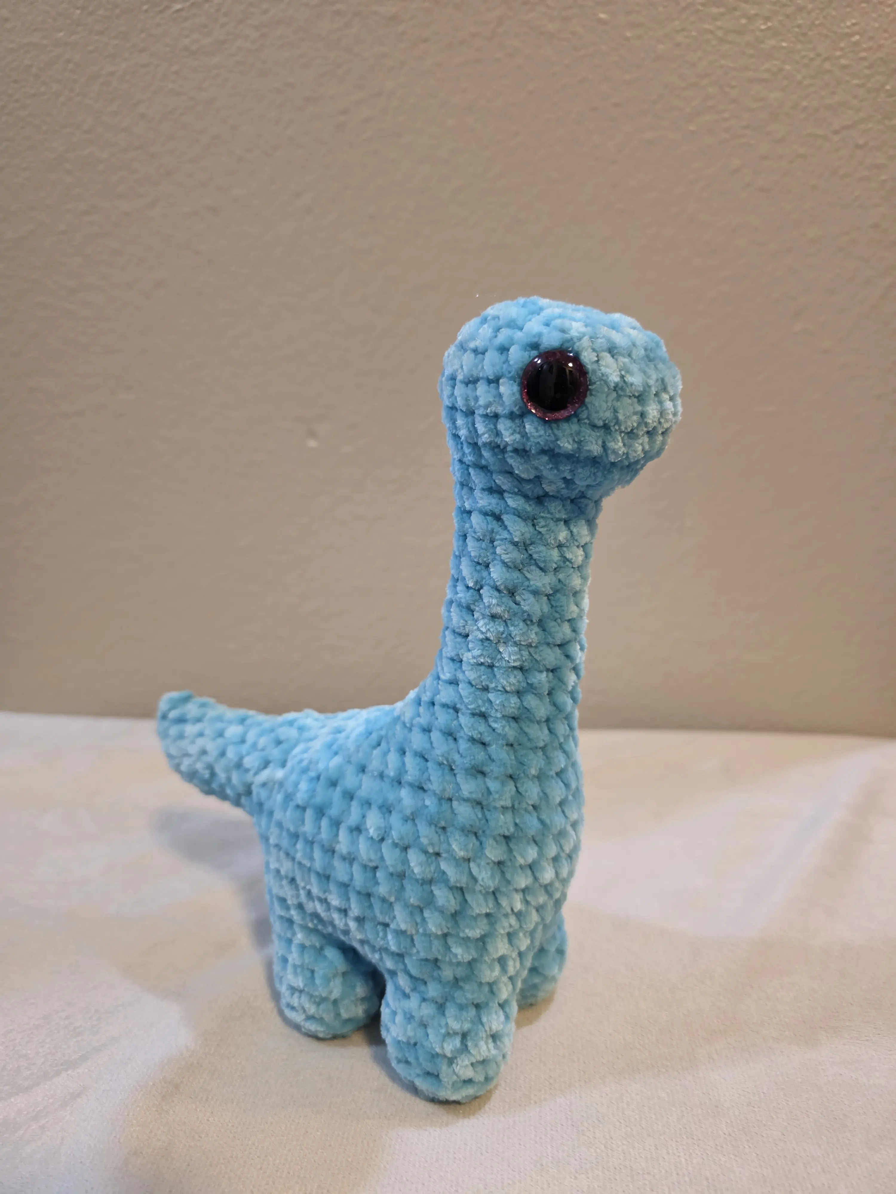 Crochet Dino - Super Soft Handmade crochet decor. Perfect for anyone who loves dinos!