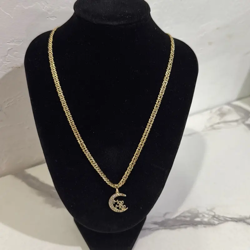 Cadena de oro laminado chapado en 14 k