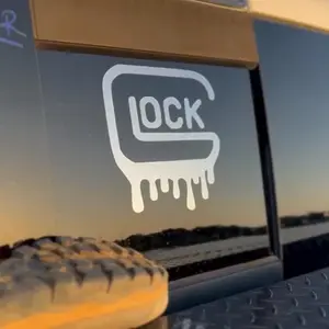 Glock Drip Decal for Trucks, Cars, and More