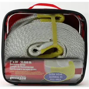Erickson Manufacturing  59500 2 in. x 20 ft. 18000 lbs Recovery Strap with Carry Bag