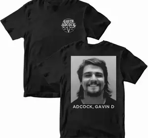 Morning Bail Tee Mugshot Gavin Adcock Tour T-shirt Sweatshirt- Unisex Tee - For Gavin Adcock fans Country Music Merch, Mugshot GA Shirt