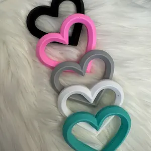 heart silicone rings