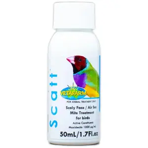 Vetafarm Scatt 50ml for Pigeons and Birds Targeted Application 50ml Size Ideal for Pigeon Owners Managing Bird Behavior