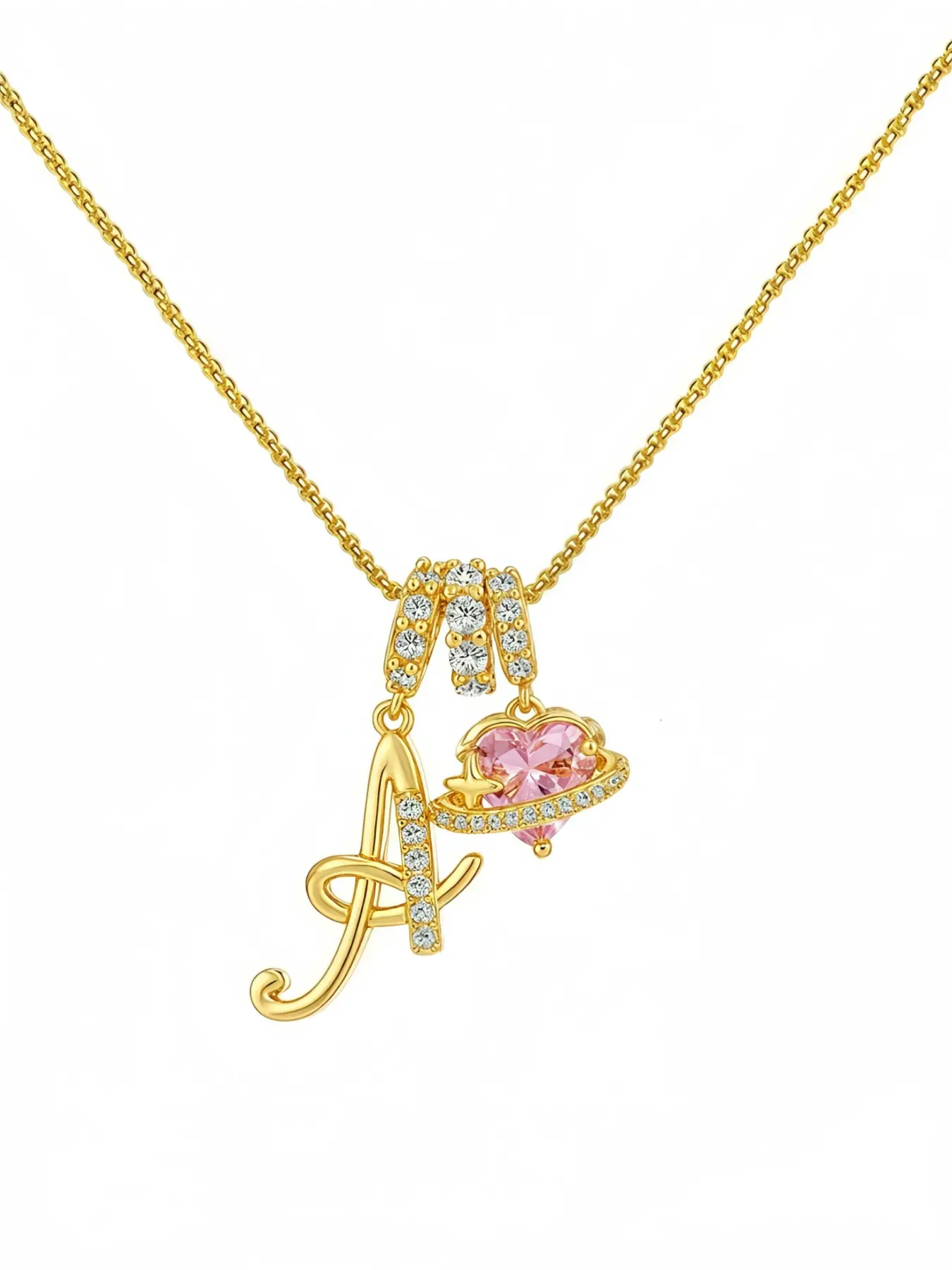 Personalized Initial Necklace for Women, Adjustable Letter Pendant, Dainty Everyday Jewelry, Valentine’s Day, Mother’s Day and Birthday Gift for Her