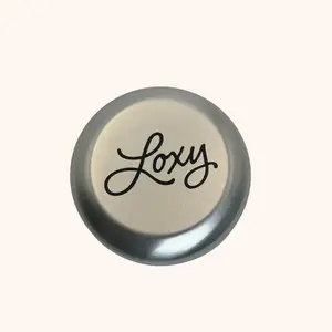 Loxy Aluminum Travel Tin for Shampoo & Conditioner Bars with Drainage Feature and Tray Function 3" x 1.25" Diameter