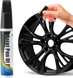 Car Touch-Up Paint Pen & Scratch Repair Marker & Eraser for Automotive Chips & Scratches, Dripless Paint Repair with Clear Coat & UV Protection, 0.5oz Universal Pen