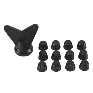 12 PCS Football Boot Spikes Professional Soccer Boot Cleats M5 Replacement Studs with Wrench Track Shoes Spikes 10mm
