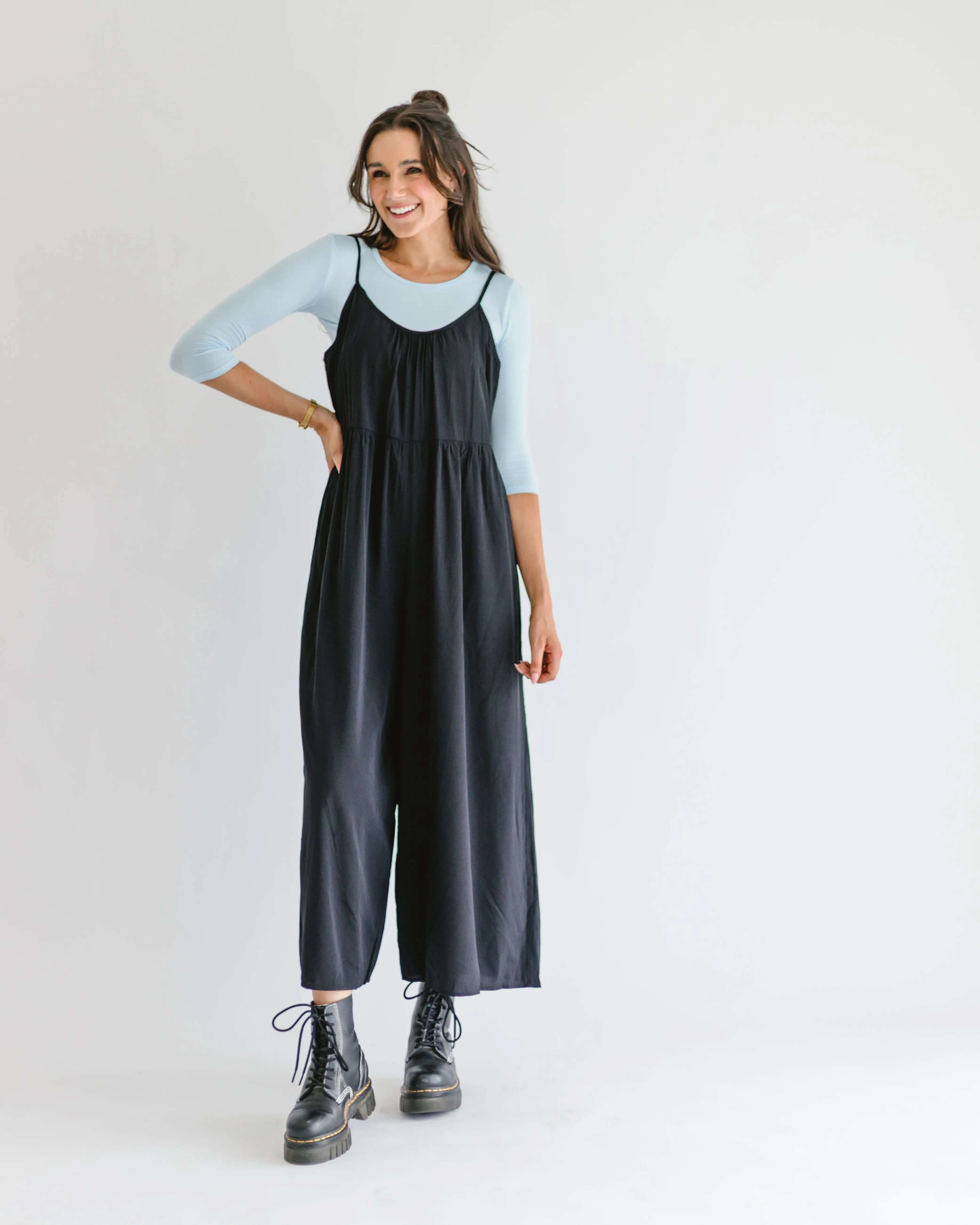 Flowy Wide Leg Jumper