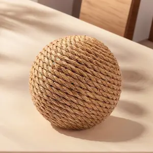 Cat scratching ball toy, interactive sound, cardboard material, significant other pet stress reduction play