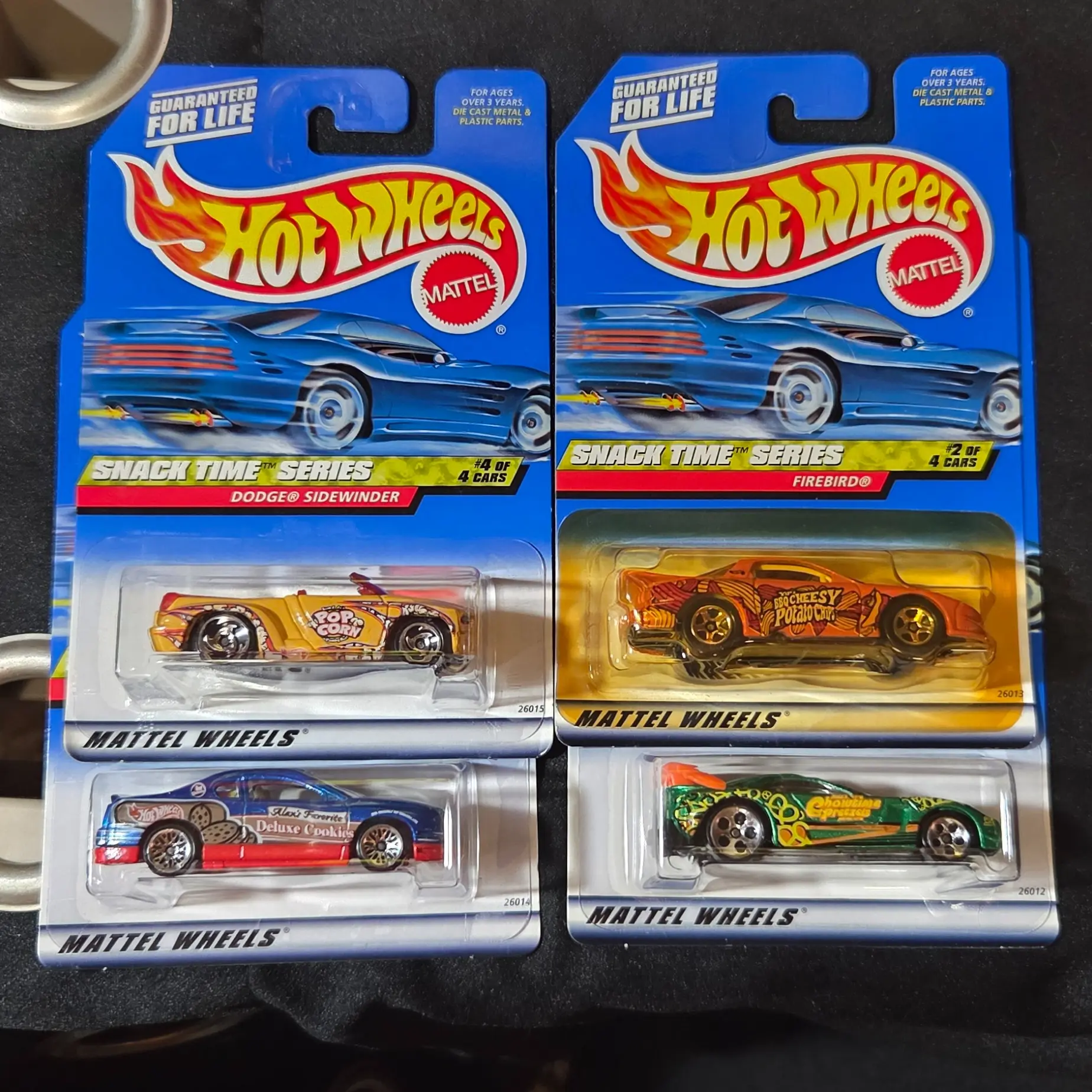 2000 Hot Wheels Snack Time Series set of four Pay shipping on first item of each order. Additional items ship free