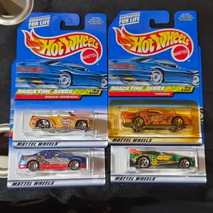 2000 Hot Wheels Snack Time Series set of four