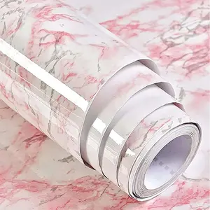 Marble Pattern Self-adhesive Wallpaper, Peel & Stick Wallpaper, Wall Decorative Sticker for Home Living Room Bedroom Bathroom Cabinet Table Chair Background Wall