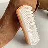 Suede Cleaner Brush Set - Accessories Cleaning Tools for Footwear, Nubuck Leather Care, Rubber Eraser, Velvet Fabric Effective Dust Removal, Yellow Boot Scrubbing Shoe Brushes