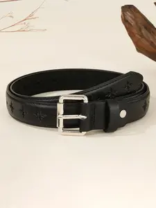 New Stylish Hollow Men's and Women's Casual Belts with Metal Needle Buckle - PU Leather Design Belt, Versatile for Everyday & Formal Wear, Everyday Accessory, Casual Business Accessory, Durable Belt, Perfect Valentine's Day Gifts
