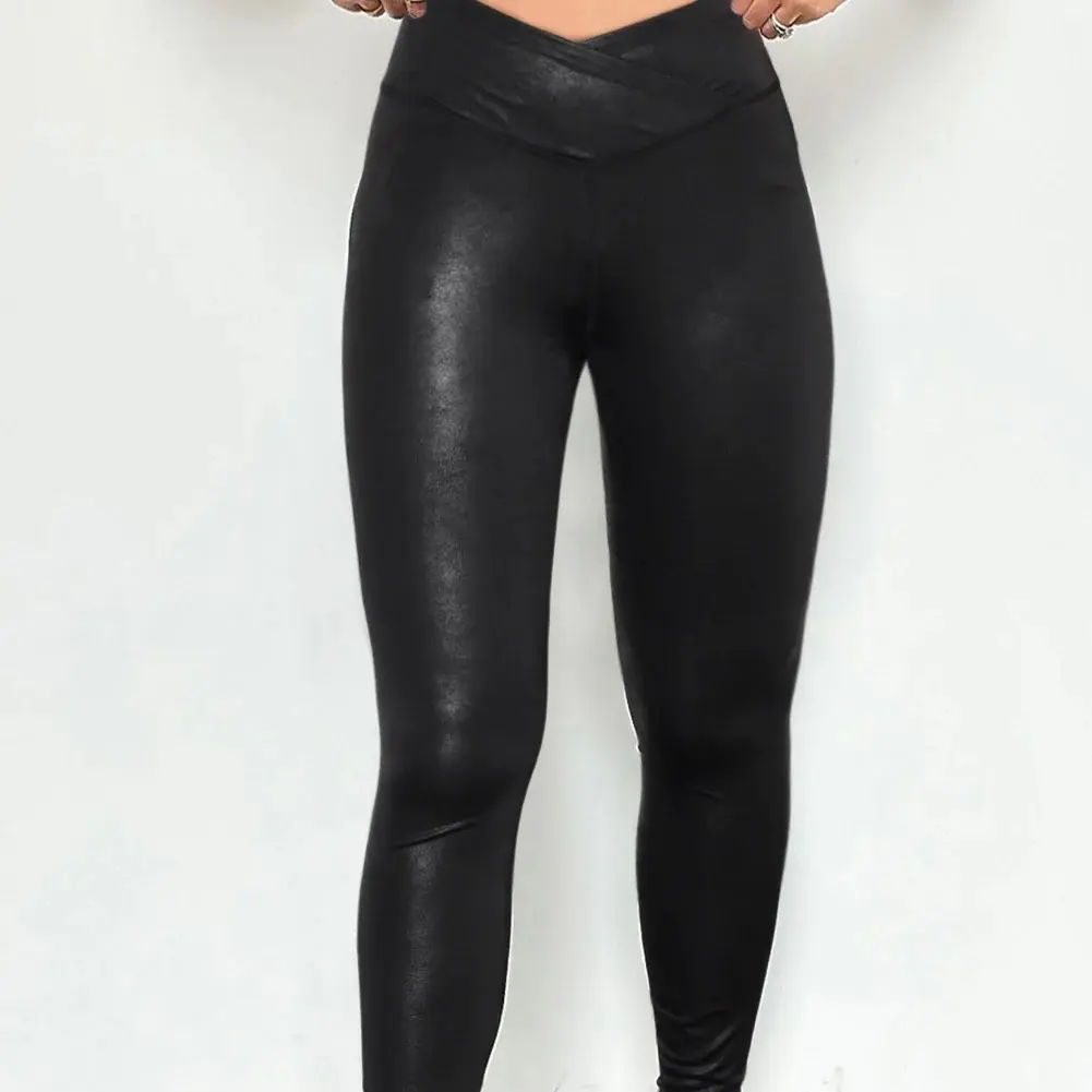 Black Leather Leggings