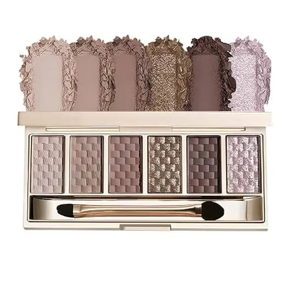 Cool Mauve Grey Eyeshadow Palette, 6 Matte & Shimmer Eye shadow – Taupe Grey, Dusty Mauve, Charcoal Plum & Silver Lilac Glitter, High Pigment, Long-Lasting Smokey Eye Makeup for Brown & Green Eyes 3