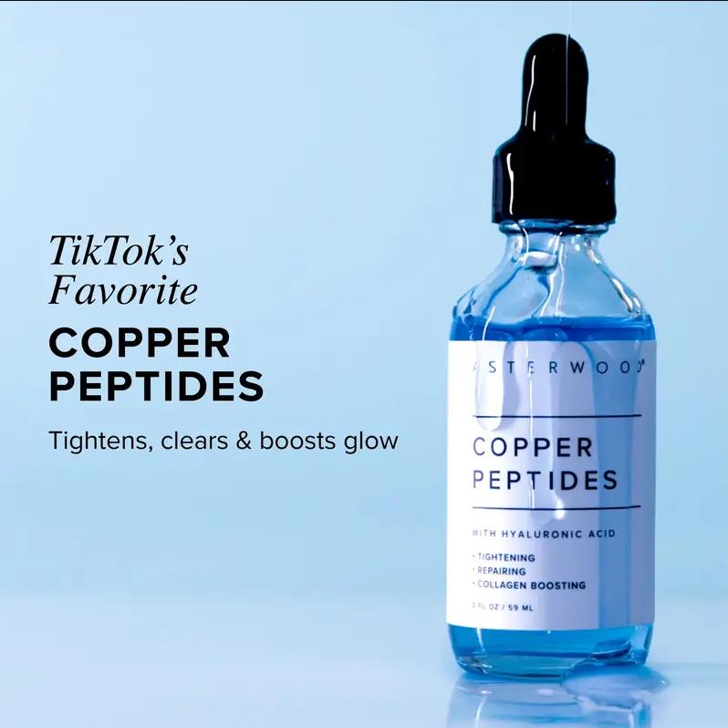 GHK Cu Peptide Serum, Copper Peptide Serum with Hyaluronic Acid for Skin Tightening, Collagen Boosting & Deep Hydration, Advanced Topical Anti-Aging Facial Serum GHK Cu Peptide Serum, Copper Peptide Serum with Hyaluronic Acid for Skin Tightening, Collagen Boosting & Deep Hydration, Advanced Topical Anti-Aging Facial Serum