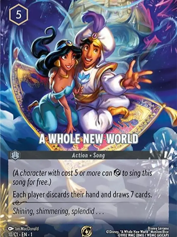 Near Mint - A Whole New World Promo Card - 10/C1 EN 1