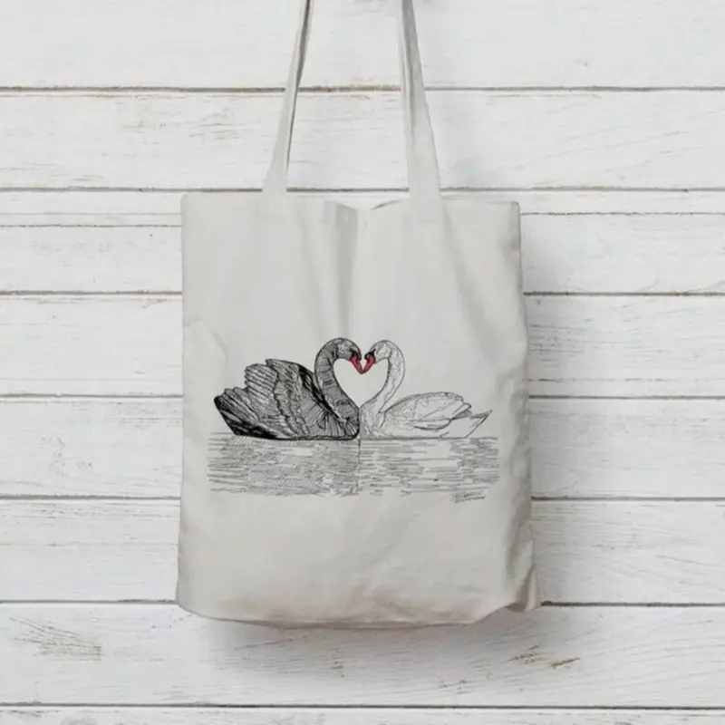 Swan tote bag