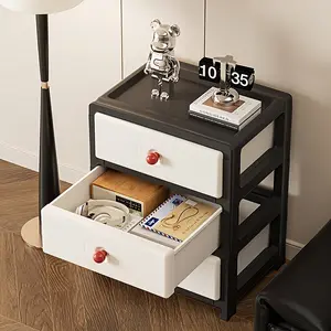 35cm width round ball handle drawer storage cabinet, living room and bedside snack multi-layer under-table storage cabinet, under-bed storage cabinet, Drawer Organizer Cabinet