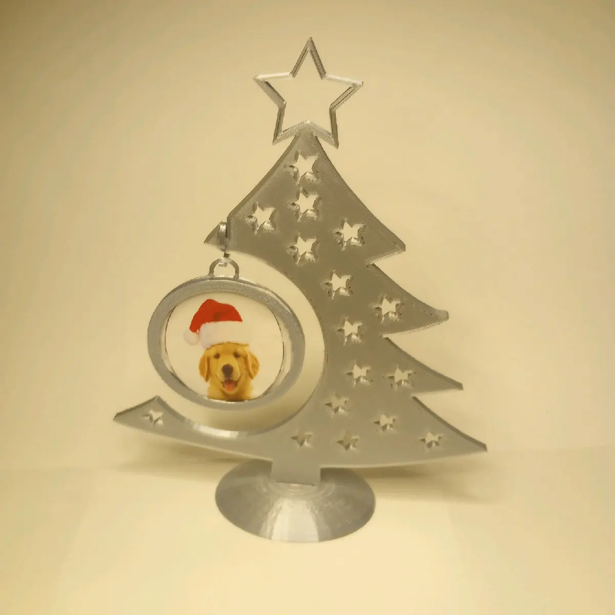 3D Printed Christmas Tree with Ornament Decoration