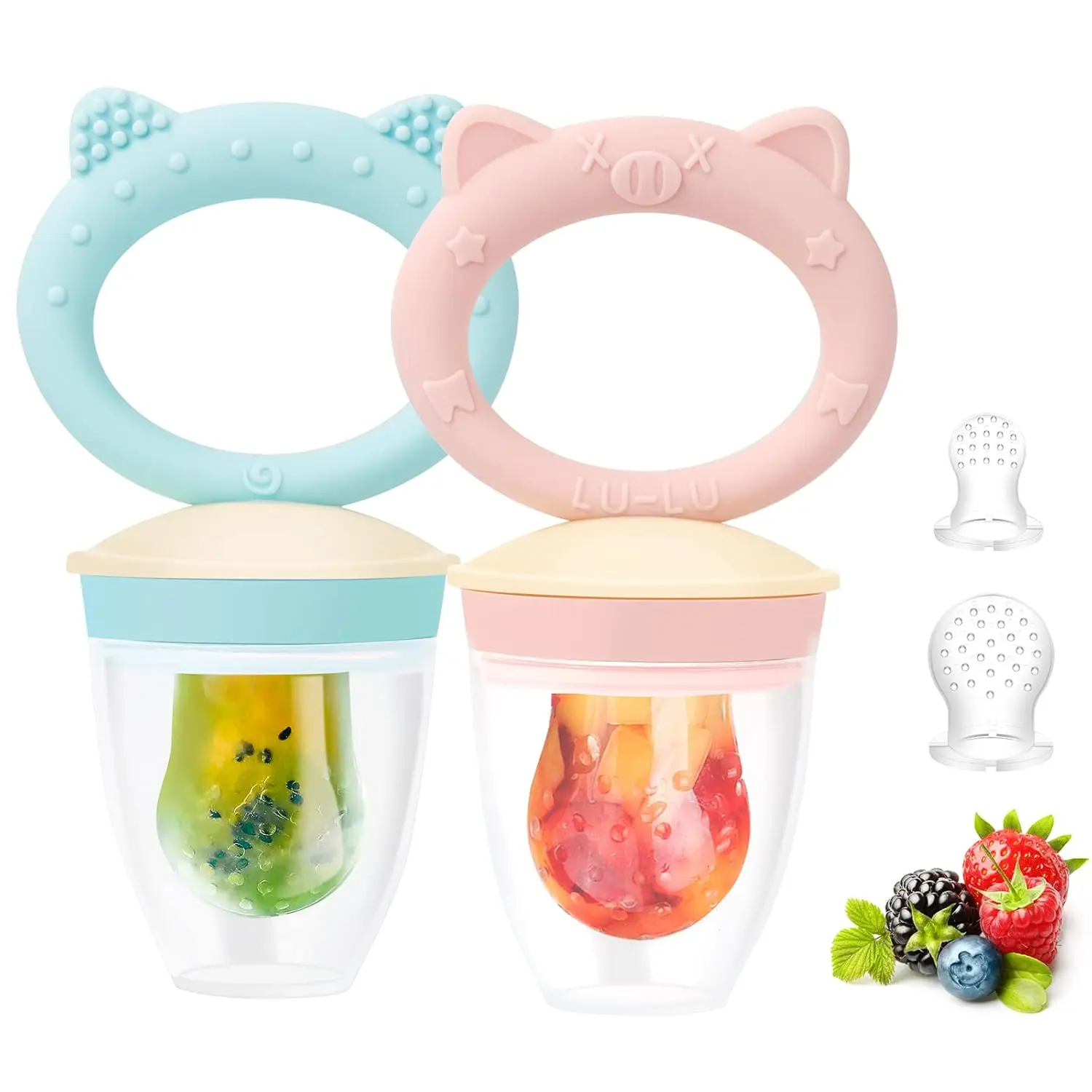 Pig Lulu - Blue Pink