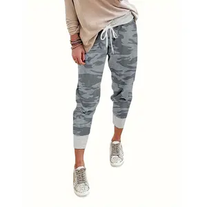 Stylish Women's Camo Print Joggers for Spring & Summer