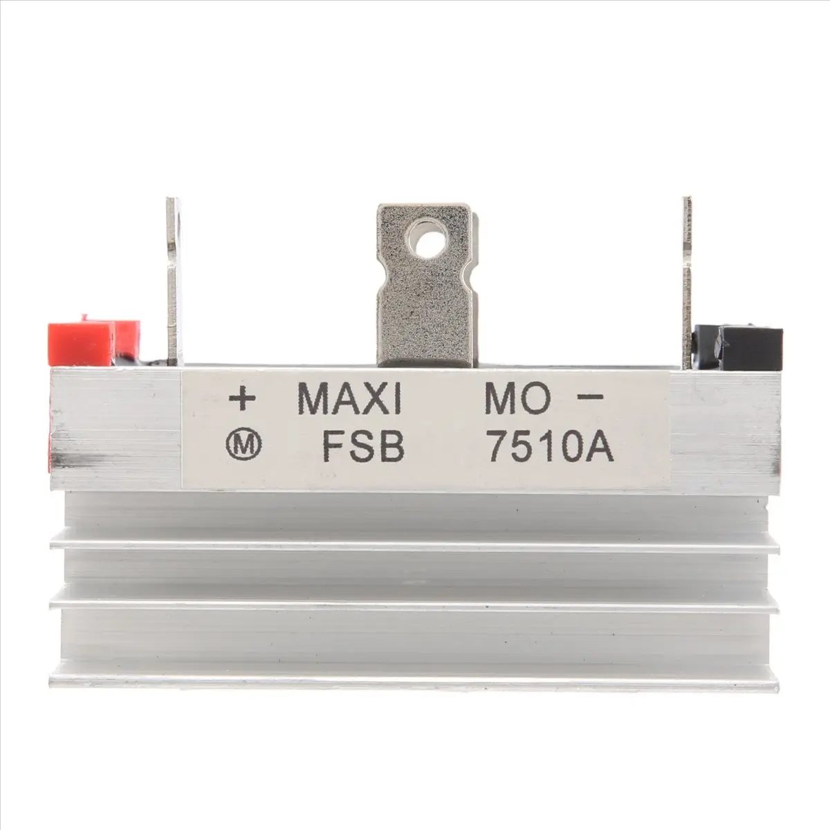 Automotive Single-Phase Bridge Rectifier Diode - 75A 1000V Auto Replacement Part with Aluminum Base, Rectangular Plastic Component, Capacitor Charging Function, Heat Dissipator for Wheels & Rims