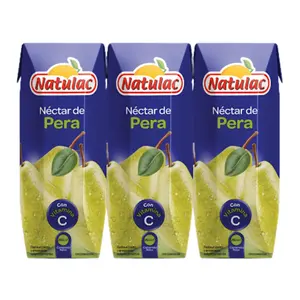 Natulac Jugo Pera 8.5 Oz - 3 Pack | Pear Fruit Juice