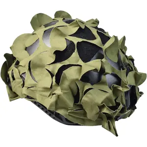 Breathable Mesh Camo Tactical Helmet Cover, Tactical Gear Fast Helmet Cover Size M/L