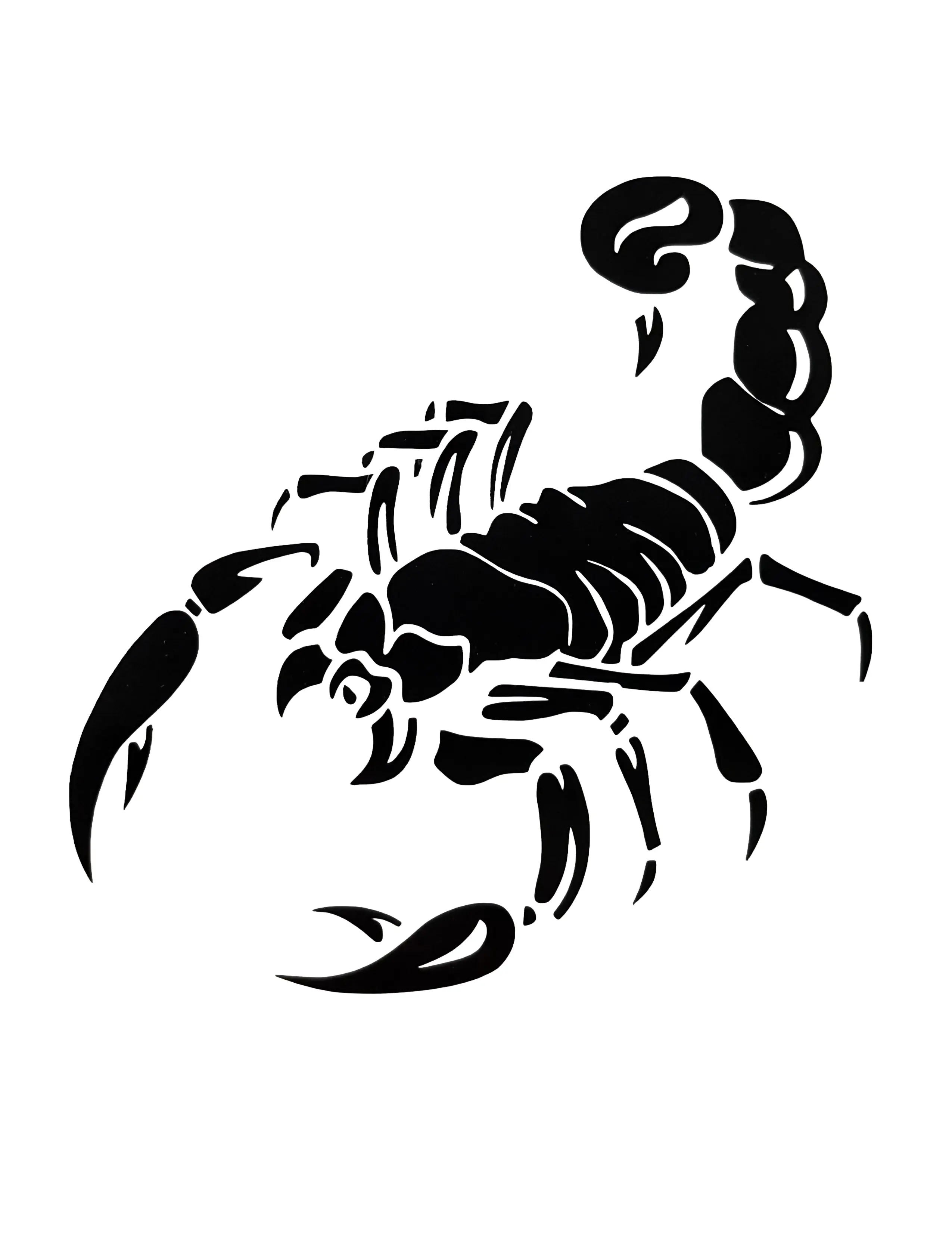 Scorpion, Alacran, Vinyl Decal