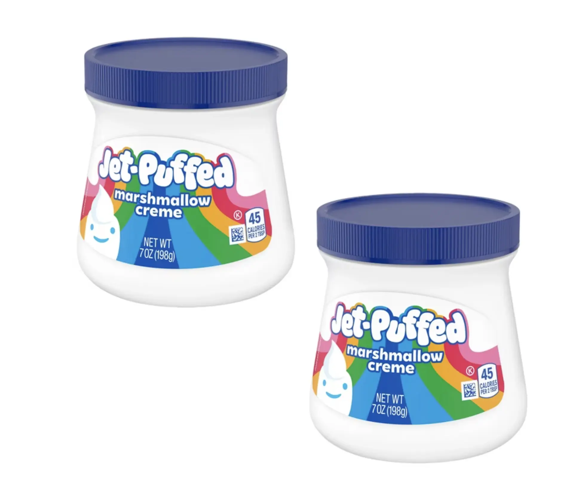 Kraft Jet-Puffed Marshmallow Creme, 7oz - 2 Pack, Fruit-Infused Baking Ingredient