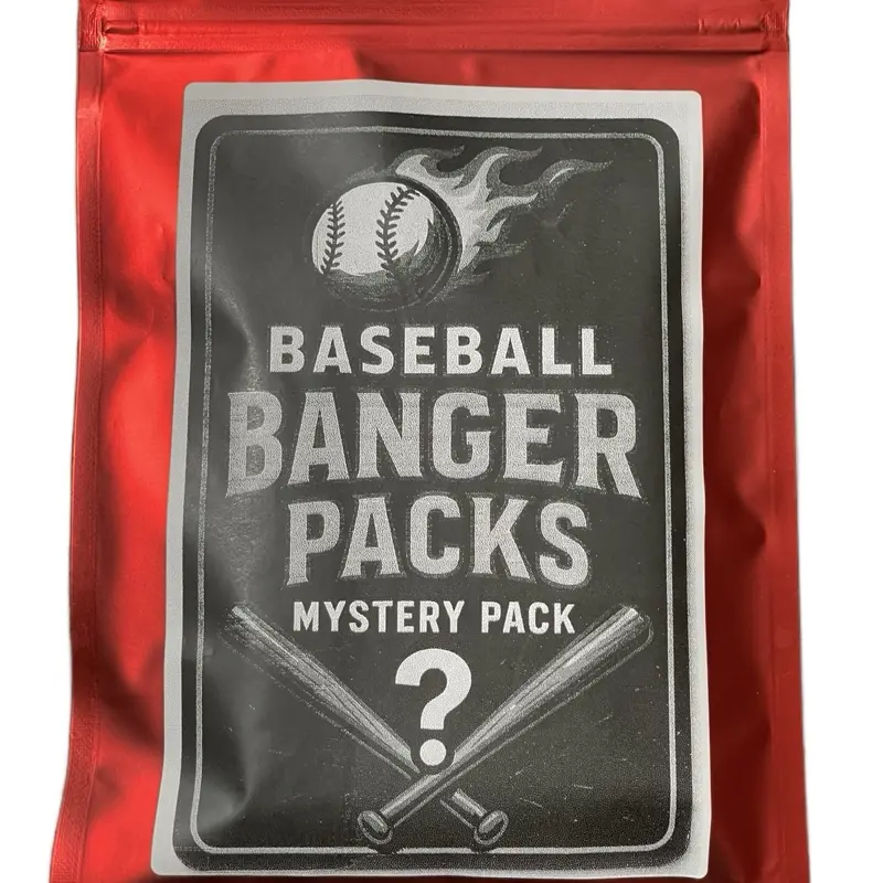 Baseball Banger Packs Volume 1 - Mystery Pack with 1 Baseball Card & 1 Pack of Cards - Chance for Autos Memorabilia or Numbered Cards