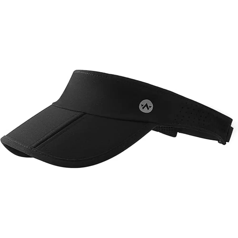 WANDER Sporty Ventilated Mesh Sun Visor for Women & Men, Lightweight Foldable Hat with Adjustable Fit for Running & Golf, Adjustable Fit Hat, Lightweight Adjustable Cap