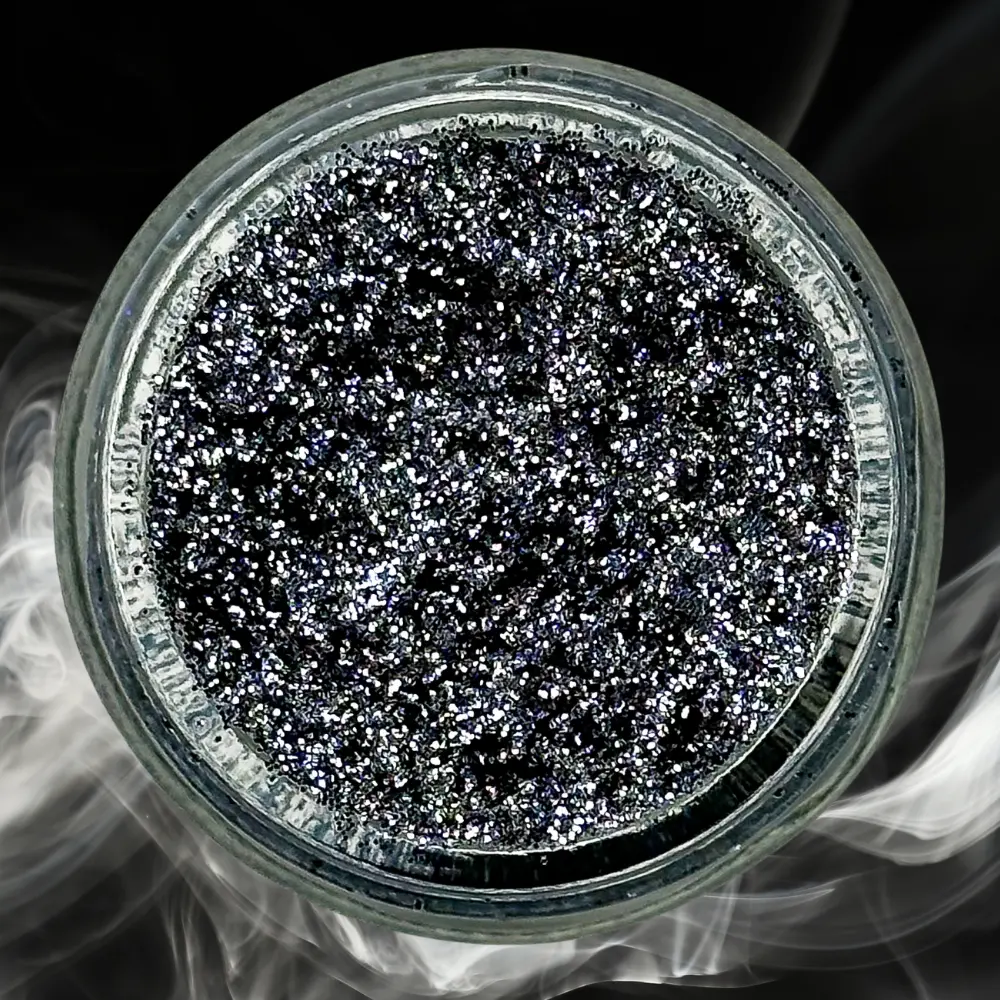 Smoke Show Glitter Gel - Slayfire Cosmetics Metallic Grey Cosmetic Glitter